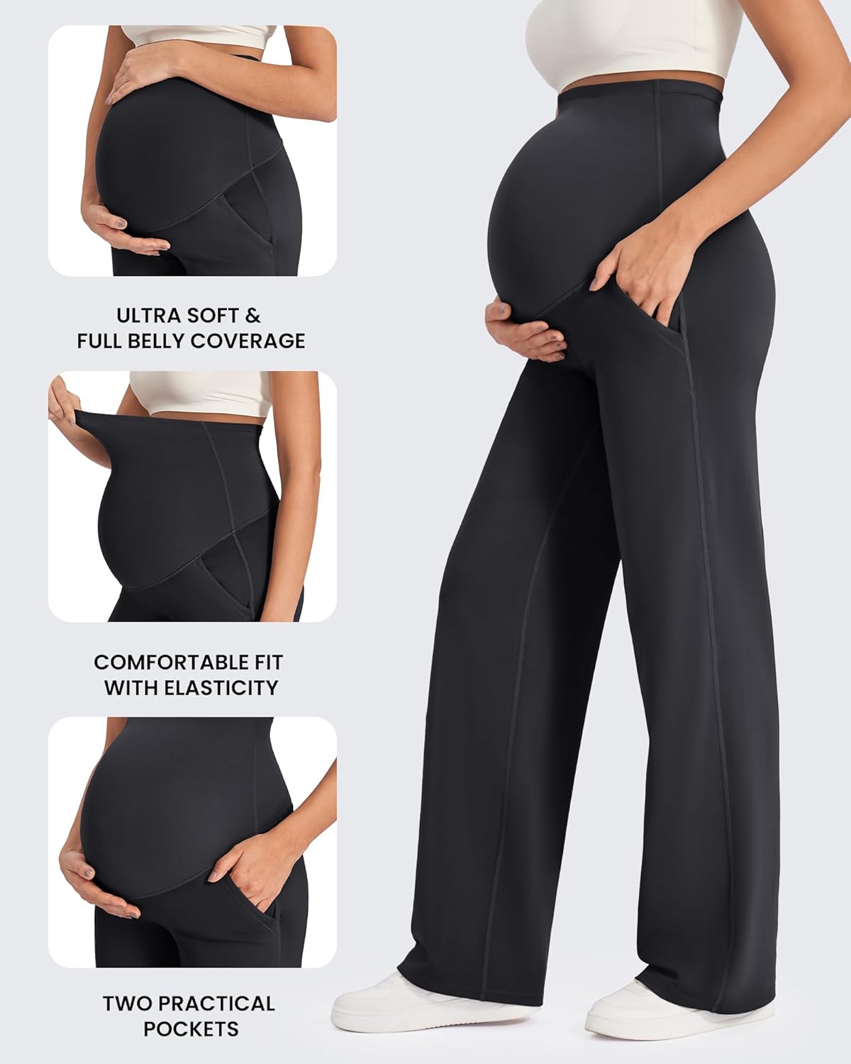 MomEase™ Maternity Wide Leg Pants